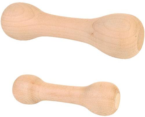 Trixie Rounded Wooden Retrieving Dumbbell, 250 g, braun - Image 3