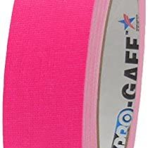 Pro-Gaff RS127PK24X25 24 mm x 25 yd Fluorescent Matt Cloth Tape