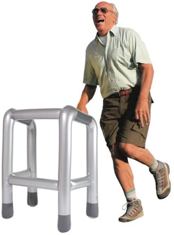 FNA Fashions® - Inflatable Walking Blow Up Zimmer Frame Joke Dress Up Gift Present Fancy Dress Party Wear Accessory - Image 2