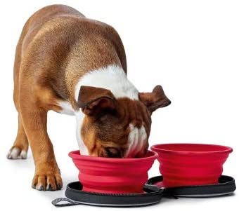 HUNTER Silicone Travel Bowl With Bag List, 750 ml, Red, Pack of 2 - Image 4