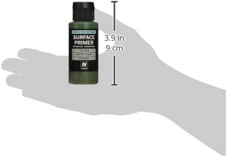 Vallejo Acrylic Primer, NATO Green, Fast-Drying for Airbrush 60 ml, Ideal for Modeling and Miniatures, 60 ml (Pack of 1) - Image 2