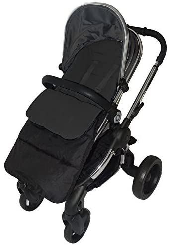 Footmuff/Cosy Toes Compatible with iCandy Peach Pushchair Black Jack