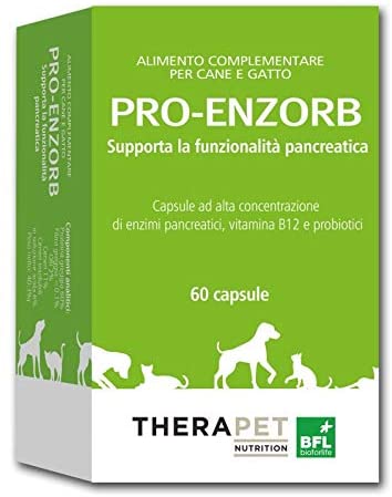 Protexin Veterinary Pro-Enzorb for Dogs & Cats, Probiotic Sprinkle Capsules with Digestive Enzymes & Vitamin B12