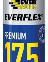 Everbuild Everflex 175 Premium Universal Acrylic Sealant, Brown, 300 ml