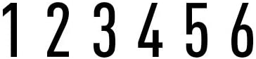 COLOP 12006 12mm 6 Band Rubber Numbering Stamp - Image 3