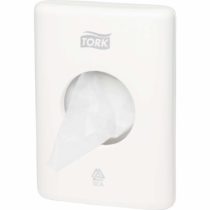 SCA Tork 566000 Sanitary Bag Dispenser, White (Pack of 8)