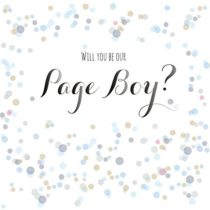 Claire Giles Quill"Will You be Our Page Boy?" Wedding Card