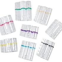 ITERNET Bag of 100 Ten-Cent Coin Blister Packs with Blue Stripes