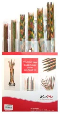 KnitPro 20 cm Symfonie Double Pointed Sock Needle Kit, Multi-Color, 20cm - Image 3
