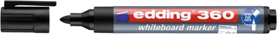 edding 360 Whiteboard Marker Set - Multi-Coloured - 8 Whiteboard Pens - Round Tip 1.5-3 mm - Whiteboard Pen Dry Wipe - for Whiteboards, Flipcharts, Magnetic, Memo Boards - Sketchnotes - Refillable - Image 2