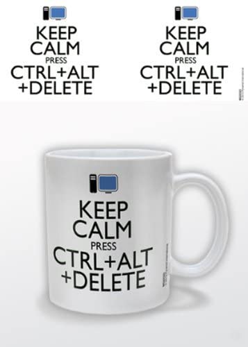 Pyramid International MG22323 "Keep Calm Ctrl Alt Delete Official Boxed Ceramic Coffee/Tea Mug, Multi-Colour, 11 oz/315 ml - Image 2