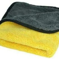 MP Essential Large Washing Interior & Exterior 2 in 1 Premium Luxury Plush Microfiber Car Drying Towel Cloth - YELLOW