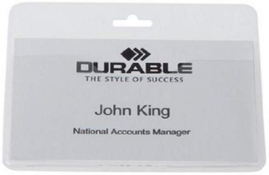 Durable 999108008 Security/Visitor Badge (Pack of 50)