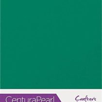 Crafters Companion A4 Coloured Single Sided Xmas Green – 300GSM (10 Sheet Pack) -Perfect for Arts and Crafts, Printing, Card Bases & Folding-Centura Pearl, 34.6 x 22.5 x 0.4 cm