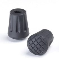Merriway BH06189 Walking Shooting Hiking Stick Ferrule End Tip, Black 10mm, White, Set Of 4 Piece