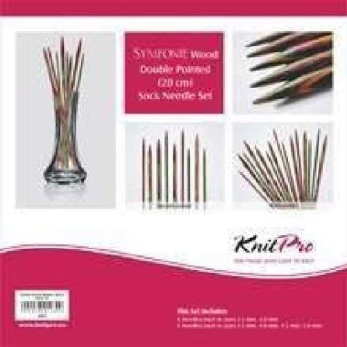 KnitPro 20 cm Symfonie Double Pointed Sock Needle Kit, Multi-Color, 20cm - Image 4