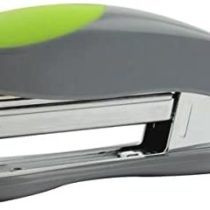Q Connect No10 Softgrip Mini Stapler, Green/Grey