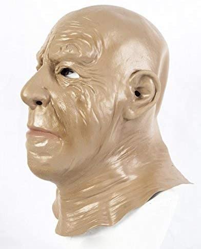 The Rubber Plantation TM 619219293952 Realistic Old Man Latex Mask OAP Grandad Fancy Dress, Unisex-Adult, One Size - Image 2