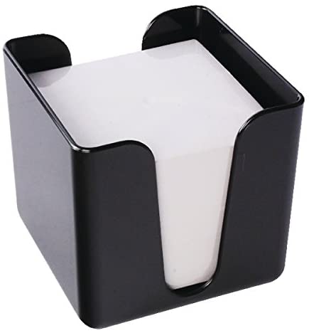 Q-Connect Memo Box Black (W 102 x D 102 x H 95 mm) KF21676