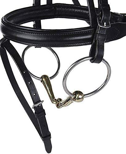 HKM Snaffle Bit 9862 Gold 70/135 Wide, Colour is not relevant - Image 3