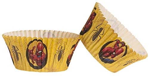 Dekora Spiderman Cupcake Cases Paper, 0.05 kg, Multicolored, 25 count