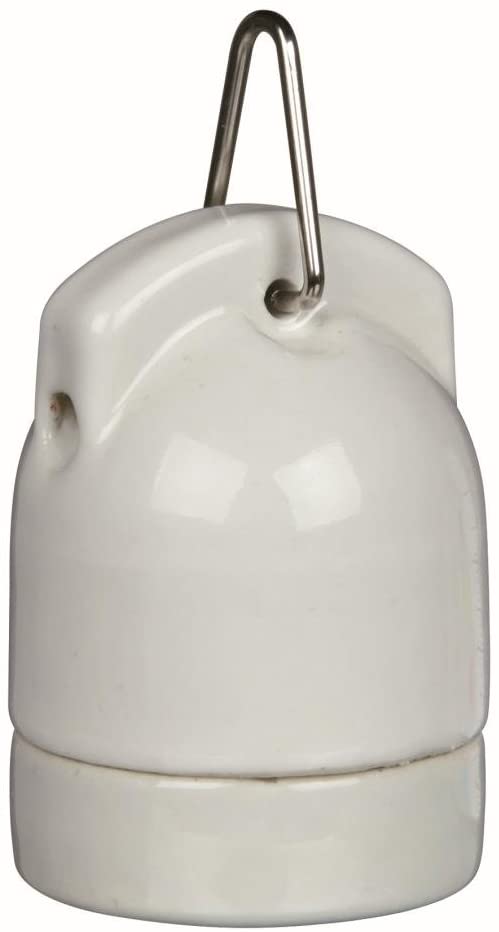 TRIXIE Hanging Pro Ceramic Socket, Pack of 4, White