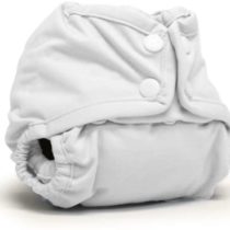 Rumparooz Newborn Snap Cloth Diaper Cover, White