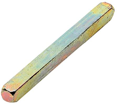 Merriway BH04457 (2 Pcs) Spare Door Handle Spindle Bar, 7.5 mm Square x 100 mm (4 inch) - Pack of 2 Pieces, Beige