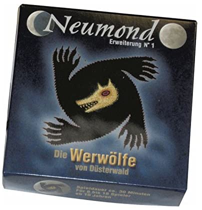 Asmodee 200292 "Werewolves of Miller's Hollow New Moon Expansion Set, Blue and Green