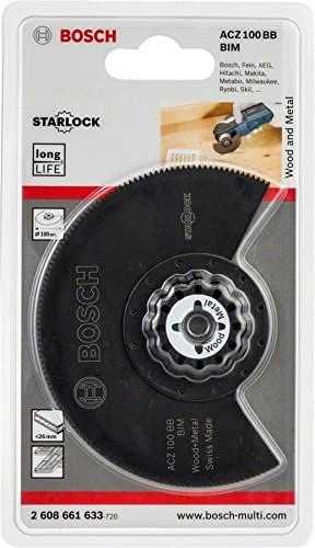 Bosch Professional 1x Segment Blade ACZ 100 BB (for Wood and Metal 100 mm, Accessory Multitool), Blue, 1 pcs - Image 2