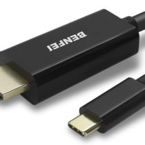 USB Type C(Thunderbolt 3) to HDMI 4K UHD 3M Cable, BENFEI USB 3.1 (USB-C) to HDMI Adapter Male to Male Gold-Plated Cord