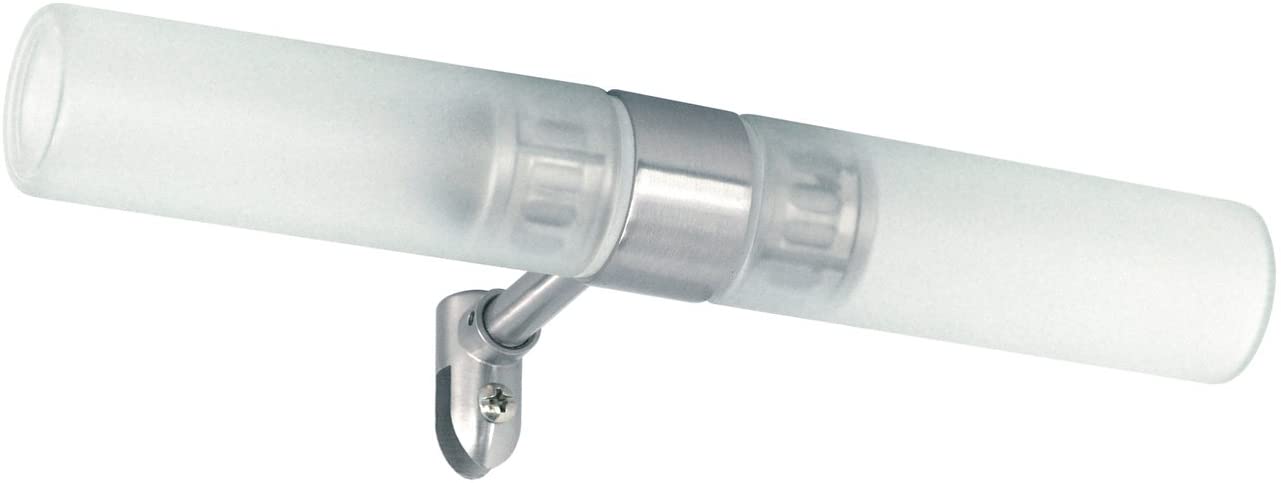Smartwares 3000.031 Cosenza Mirror Light - Brushed steel – Glass – 2x 30 W