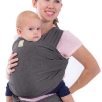 Baby Wrap Carrier - All in 1 Stretchy Baby Sling - Baby Carrier Sling - Baby Carrier Wraps - Baby Carriers for Newborn, Infant - Baby Holder Straps - Baby Slings - Baby Sling Wrap (Mystic Gray)