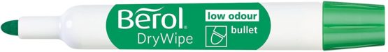 Berol Dry Wipe Bullet Tip Whiteboard Marker - Assorted Standard Colours (Pack of 4) - Image 4