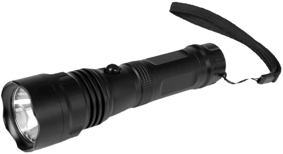 Short Point Flashlight Army Tactical LED Torch Military Police Flashlight Short Hiking ...