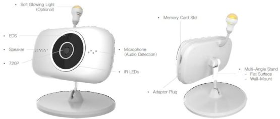 Smartwares 720P IP Camera with Baby Function - Image 2