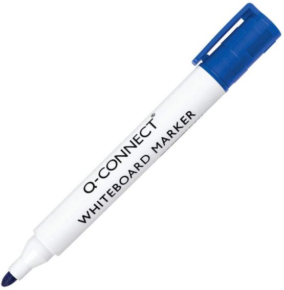 Q Connect Dry Wipe Marker - Blue - Image 2