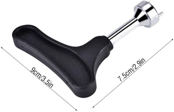 VGEBY Golf Shoes Spike Wrench, Stainless Steel Golf Shoe Cleats Ratchet Wrench Remover Removing Ripper - Image 4