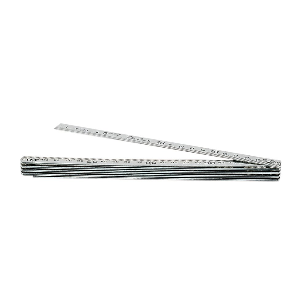 Metrica 16010 2m Steel Folding Rule, gray