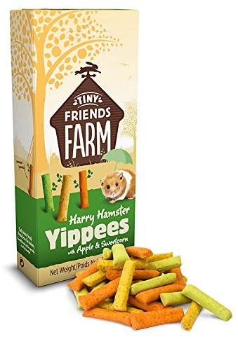 Supreme Tiny Friends Farm Harry Hamster Yippees with Apple and Sweetcorn 120g (pack of 8), 120 g (Pack of 8)