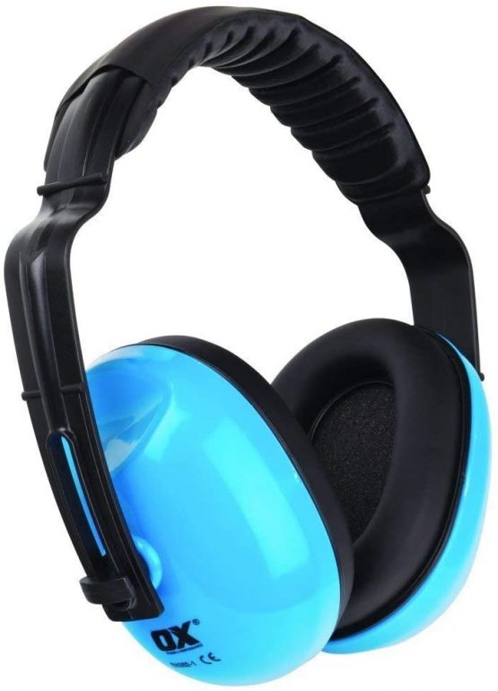 OX Tools OX-S241901 SNR 27Db Premium Ear Defenders, Blue