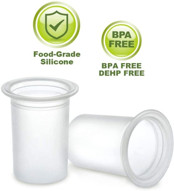 Replacement Silicone Diaphragms for Ameda Purely Yours Breastpump; Can Replace Ameda Silicone Diaphragms (17147); Made by Maymom, 4 ct - Image 2