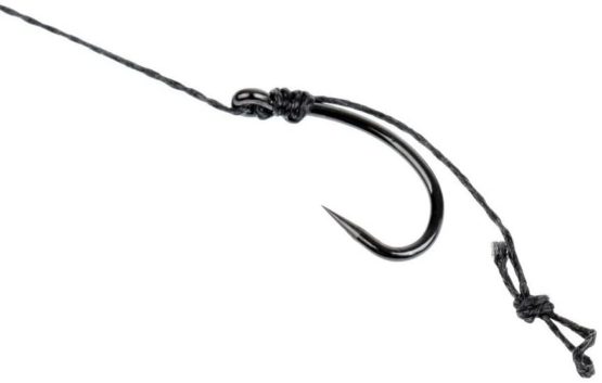 NEWSHOT 6 X Hair Rigs Barbless Size 6 8 10 Curved Hook Carp/Coarse Fishing Hair Rigs 12lb Braid - Image 4