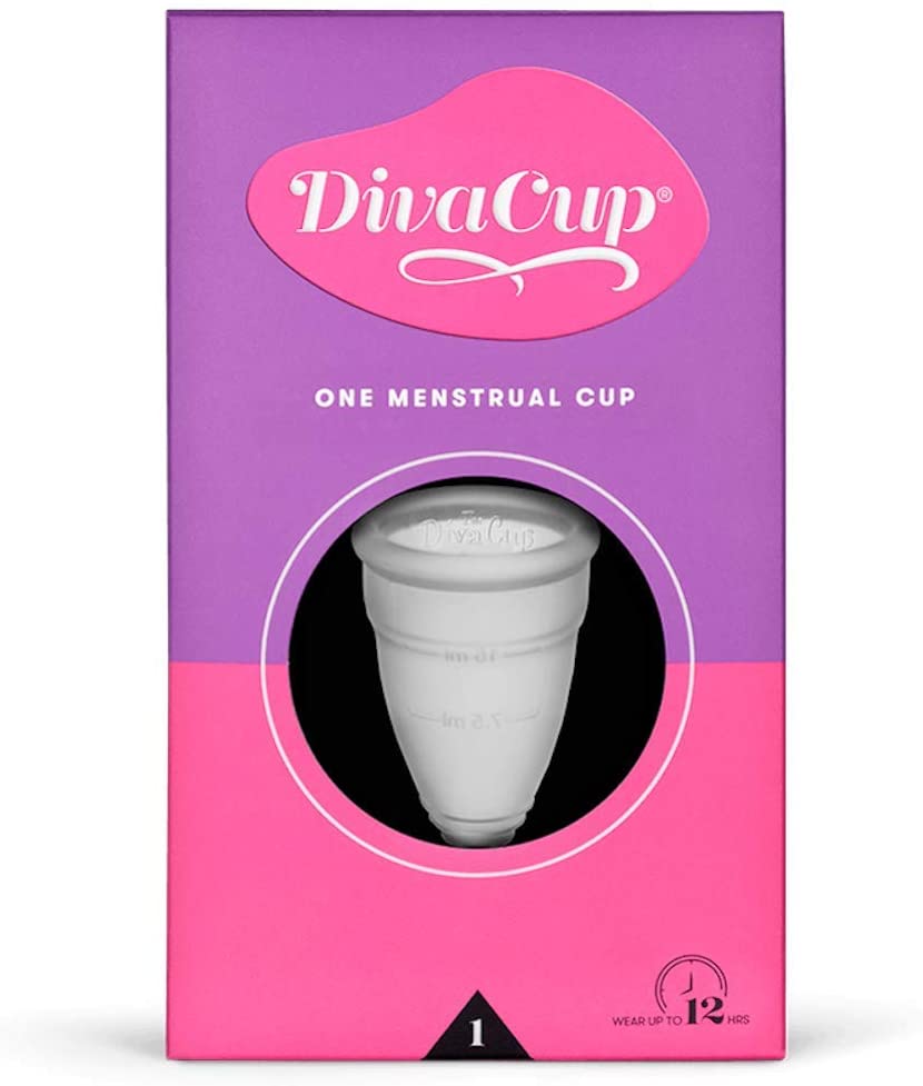 DivaCup, BPA-Free Reusable Menstrual Cup, Leak-Free Feminine Hygiene, Tampon and Pad Alternative