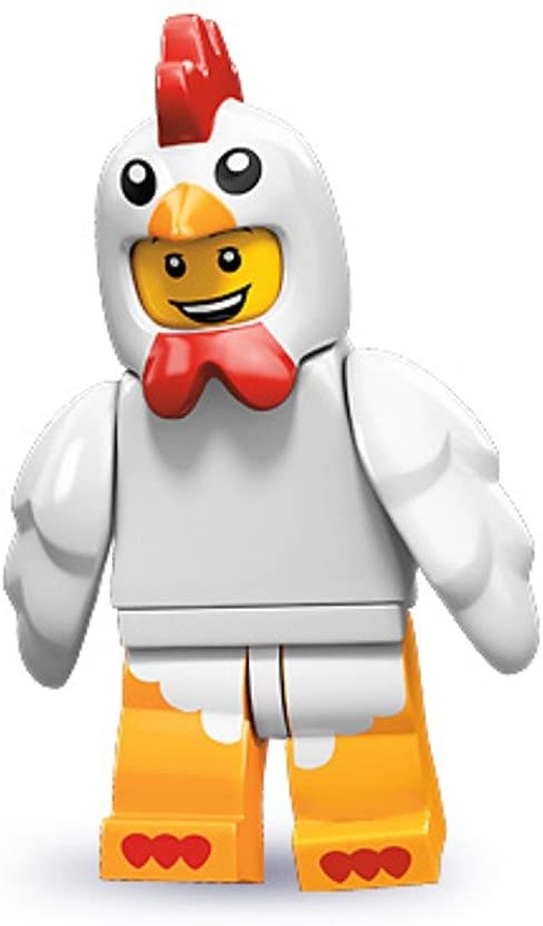 Lego 71000 Series 9 Minifigure Chicken Suit Guy, White, Small