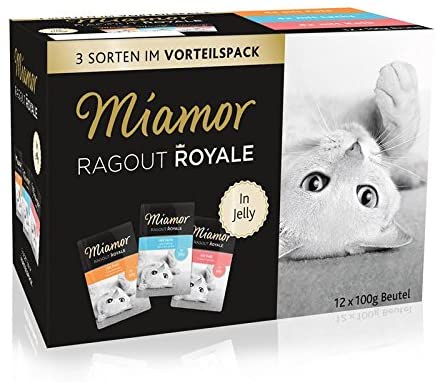 Miamor Ragout Royale in Jelly Multibox (3 x 4 x 100 g), 300 ml (Pack of 4)