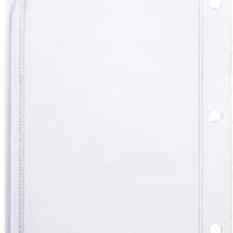 Rayher 60795000 Plastic sleeve with zipper, A5, tab-bag 2 pc