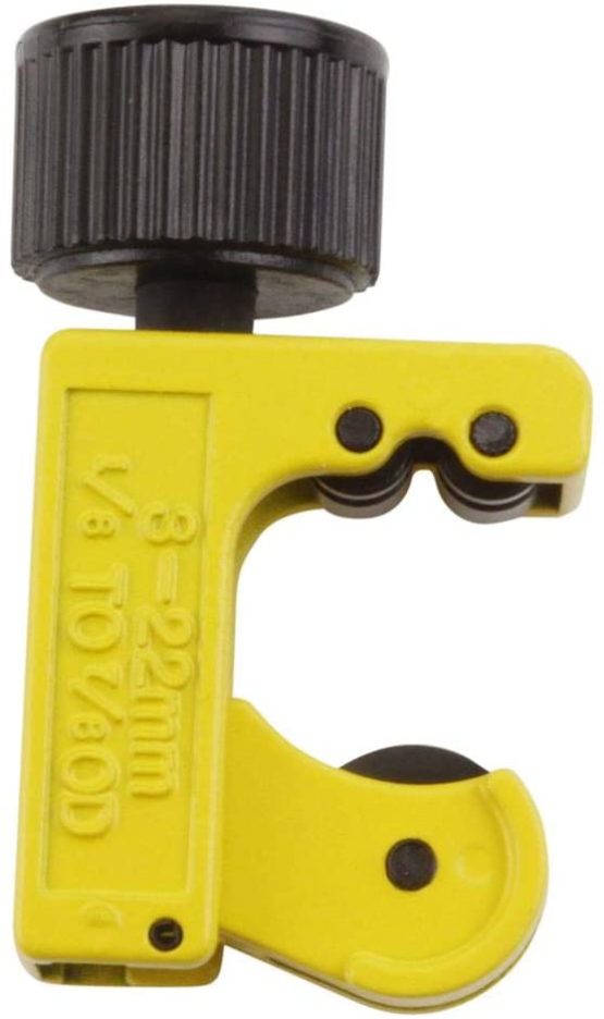 Stanley 0-70-447 - 22mm Adjustable Pipe Cutter, Black/Yellow