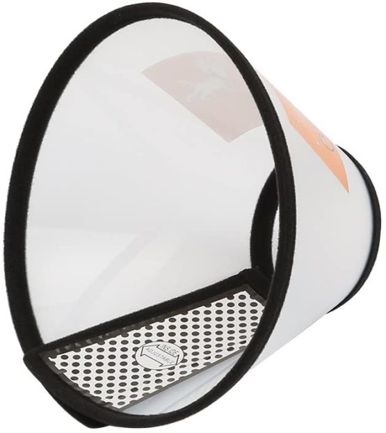Vivifying Recovery Pet Cone, 8.1 Inches Lightweight Plastic Elizabethan Collar for Cats, Mini Dogs and Rabbits (Black) - Image 4