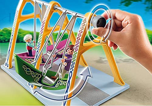 Playmobil 5553 Summer Fun Amusement Park Boat Swings, Fun Imaginative Role-Play, PlaySets Suitable for Children Ages 4+ - Image 4